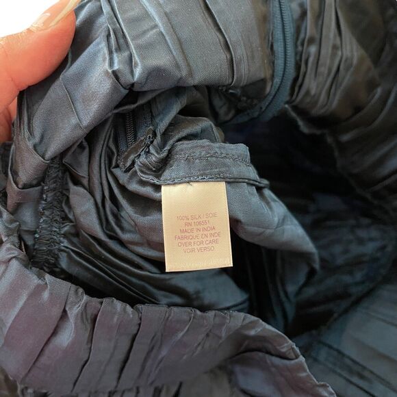 Calypso St. Barth Strapless Blue Silk Dress - Picture 3 of 11